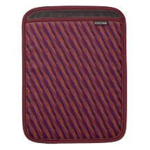 modelo rosado de la raya de Burdeos Fundas Para iPads