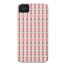 Modelo rosado de los preppies de muy buen gusto de Case-Mate iPhone 4 cobertura