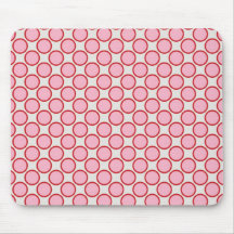 Modelo rosado de muy buen gusto de la impresión de alfombrilla de raton