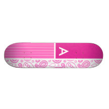 Modelo rosado de Paisley Patin