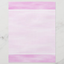 Modelo rosado. Ondas suaves, nubes Tarjetón