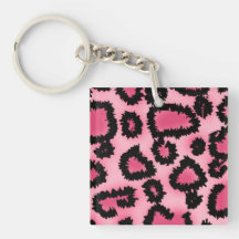 Modelo rosado y negro del estampado leopardo