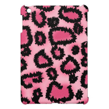 Modelo rosado y negro del estampado leopardo