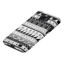Modelo tribal blanco y negro galaxy s2 fundas