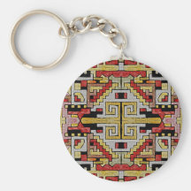 Modelo tribal/étnico de Geomethric Llaveros