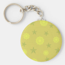 Modelo verde artístico llavero personalizado