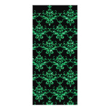 Modelo verde claro negro del damasco del brillo lona personalizada
