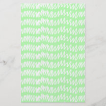 Modelo verde claro y blanco del squiggle tarjeton
