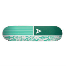 Modelo verde del damasco de Seafoam Monopatines