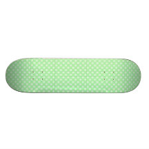Modelo verde del remiendo tabla de patinar