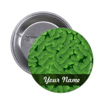 Modelo verde del trébol pin