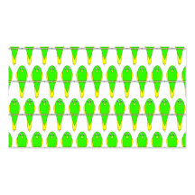 Modelo verde y amarillo del pájaro. Parakeets. Plantillas De Tarjeta De Negocio