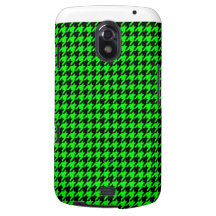 Modelo verde y negro de neón clásico de Houndstoot Galaxy Nexus Carcasa