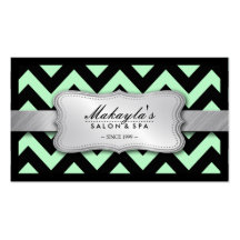 Modelo verde y negro en colores pastel elegante de plantillas de tarjeta de negocio