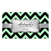 Modelo verde y negro en colores pastel elegante de tarjetas personales