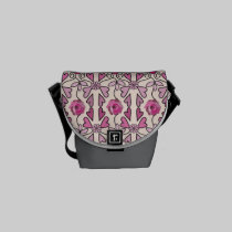 Modelos, rosas, flores y corazones retros bolsas messenger