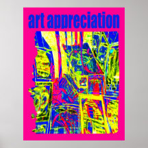 Modernart in Frame Plakat