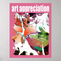 Modernart in Frame Poster