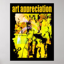 Modernart in Frame Poster