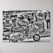 Mods y vespas poster