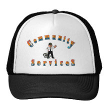 Mofeta del control de tráfico del servicio comunit gorra