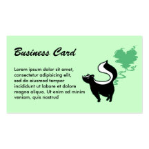 Mofeta Stinky del amor Tarjetas De Negocios