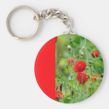 Mohnblume Schlüsselbänder