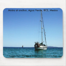 Moira en el ancla, Agua Verde, BCS, México Tapetes De Ratón