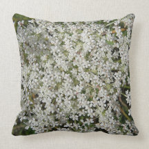 MoJo Dekokissen flores pequeñas blanqueadas Cojin