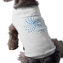 Molinillo de viento azul camisetas mascota