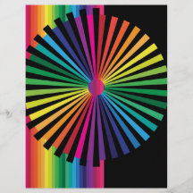 Molinillo de viento del arco iris tarjetón