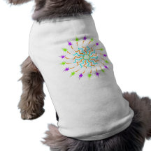 Molinillo de viento fresco ropa de mascota