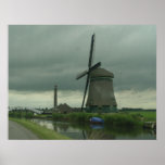 Molino de viento holandés #3 posters