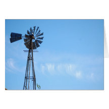 Molino de viento tarjetas
