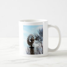 Molino de viento taza de café