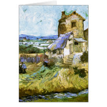 Molino viejo de Van Gogh Felicitación