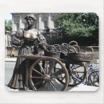 Molly Malone y carretilla Irlanda Mousepad