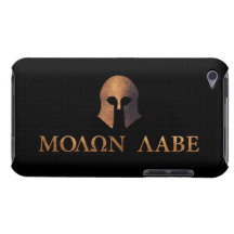 Molon Labe, viene tomarlos iPod Touch Case-Mate Cárcasas