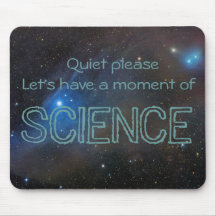 Momento de cojín de ratón de la CIENCIA Alfombrillas De Raton