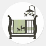 Momma y pegatinas de los ciervos del bebé