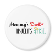 Mommy' diablo de s, Abuela' ángel de s imanes by pb_grandparents Mommy' diablo de s, Abuela' ángel de s imanes