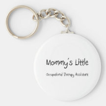 Mommys poco ayudante de la terapia profesional llaveros