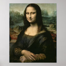 Mona Lisa, c.1503-6 (aceite en el panel) Posters