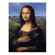 Mona Lisa de Bohol Tarjeta Postal