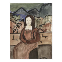 Mona Lisa de Kassandra Postales