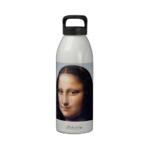 Mona Lisa de Leonardo da Vinci, 1503-1506 Botellas De Agua Reutilizables