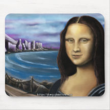 Mona Lisa Mousepad Alfombrilla De Ratones