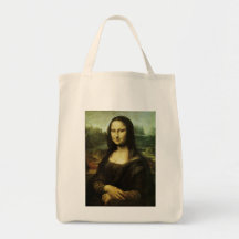 Mona Lisa por renacimiento del vintage de Leonardo Bolsas De Mano