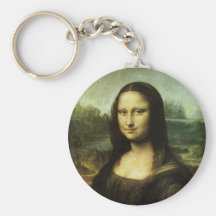 Mona Lisa por renacimiento del vintage de Leonardo Llaveros Personalizados