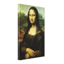 Mona Lisa por renacimiento del vintage de Leonardo Impresiones En Lienzo Estiradas